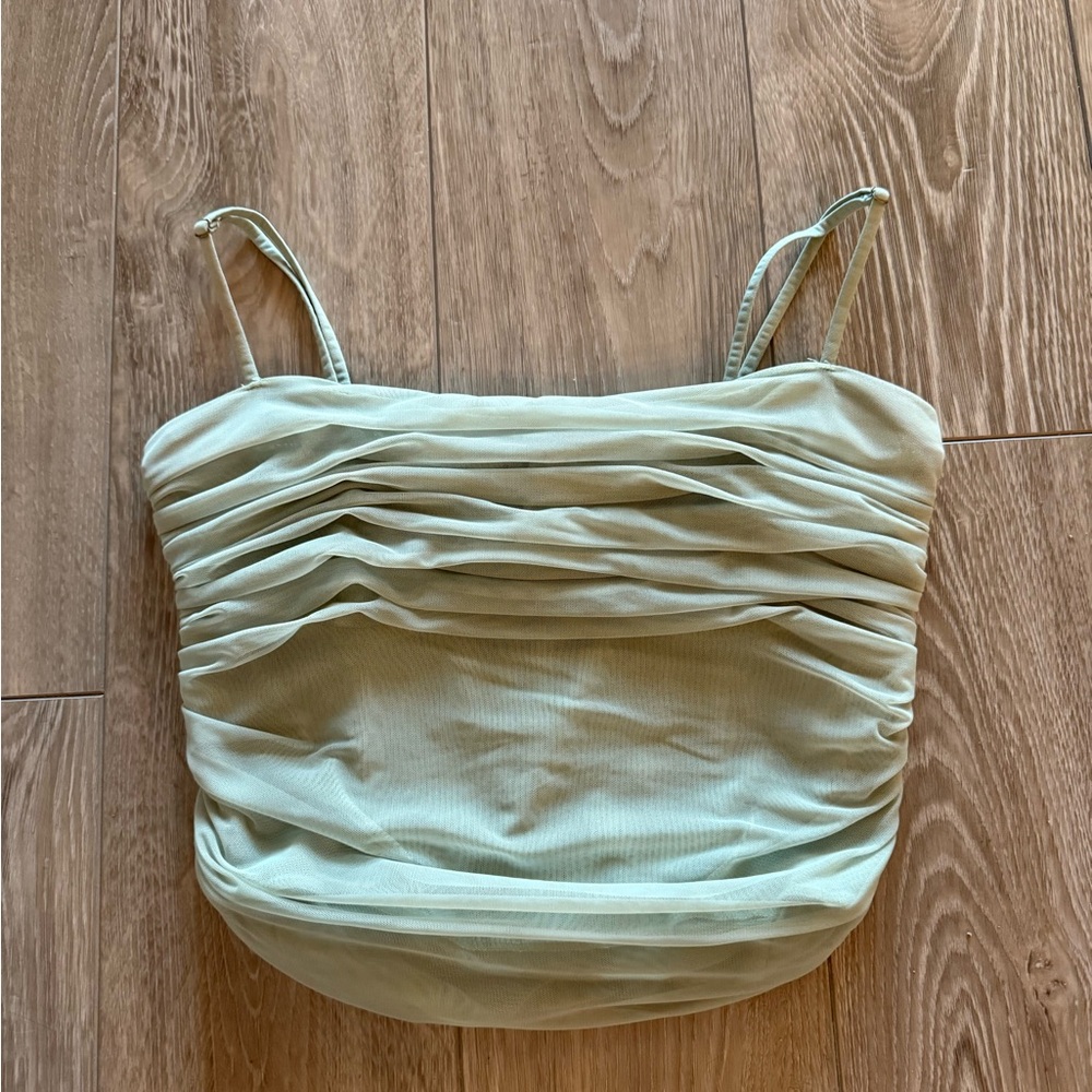 Aritzia Babaton Sage Green Bustier